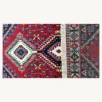 قالیچه یلمه شیراز دستباف تمام پشم